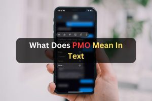 what does pmo mean in text